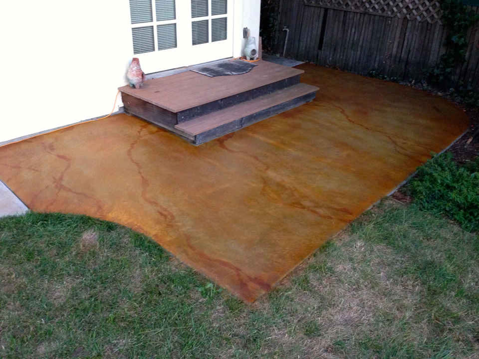 Decorative Concrete Staining - After