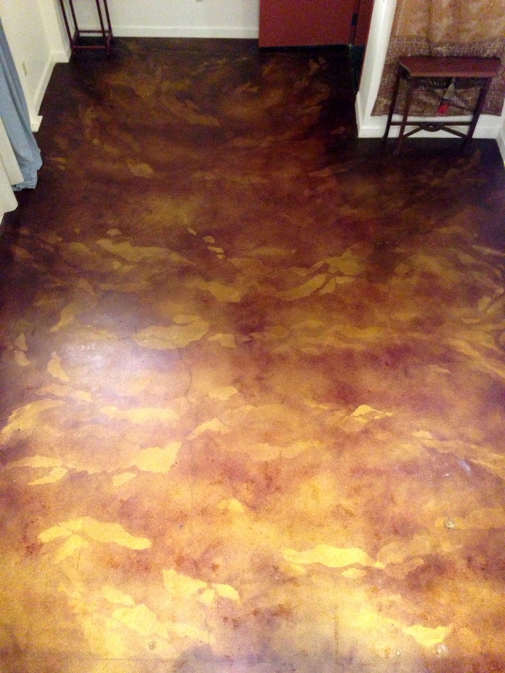 Decorative Concrete Staining - After