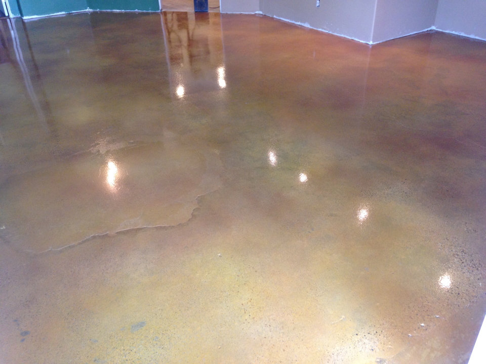 Stained Concrete - After