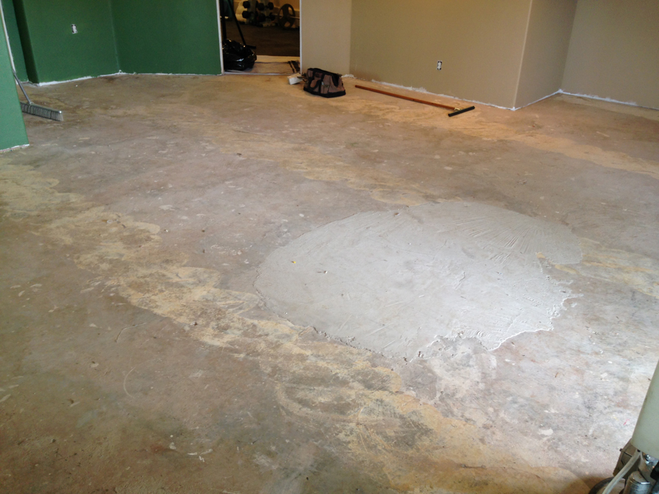 Stained Concrete - Before