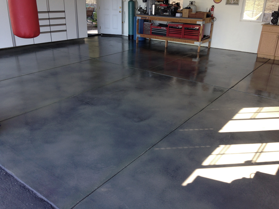 Garage Floor Stain Seal - After