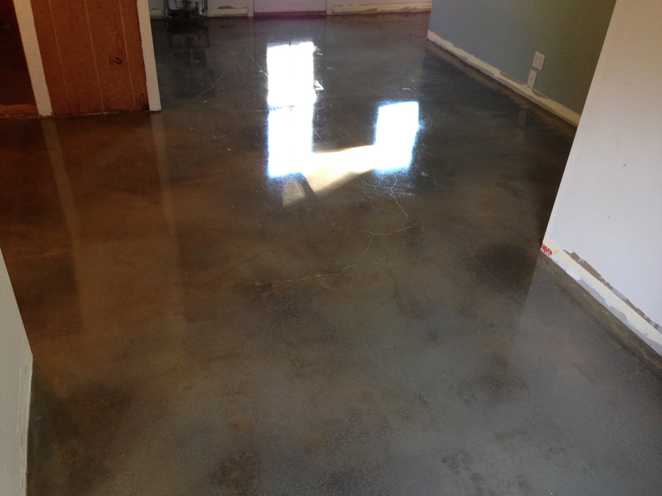 Concrete Stripping Honing Stain Epoxy - After