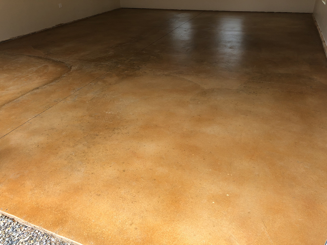 New Concrete Staining After