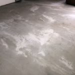 Custom Stained Concrete Faux Wood - Before
