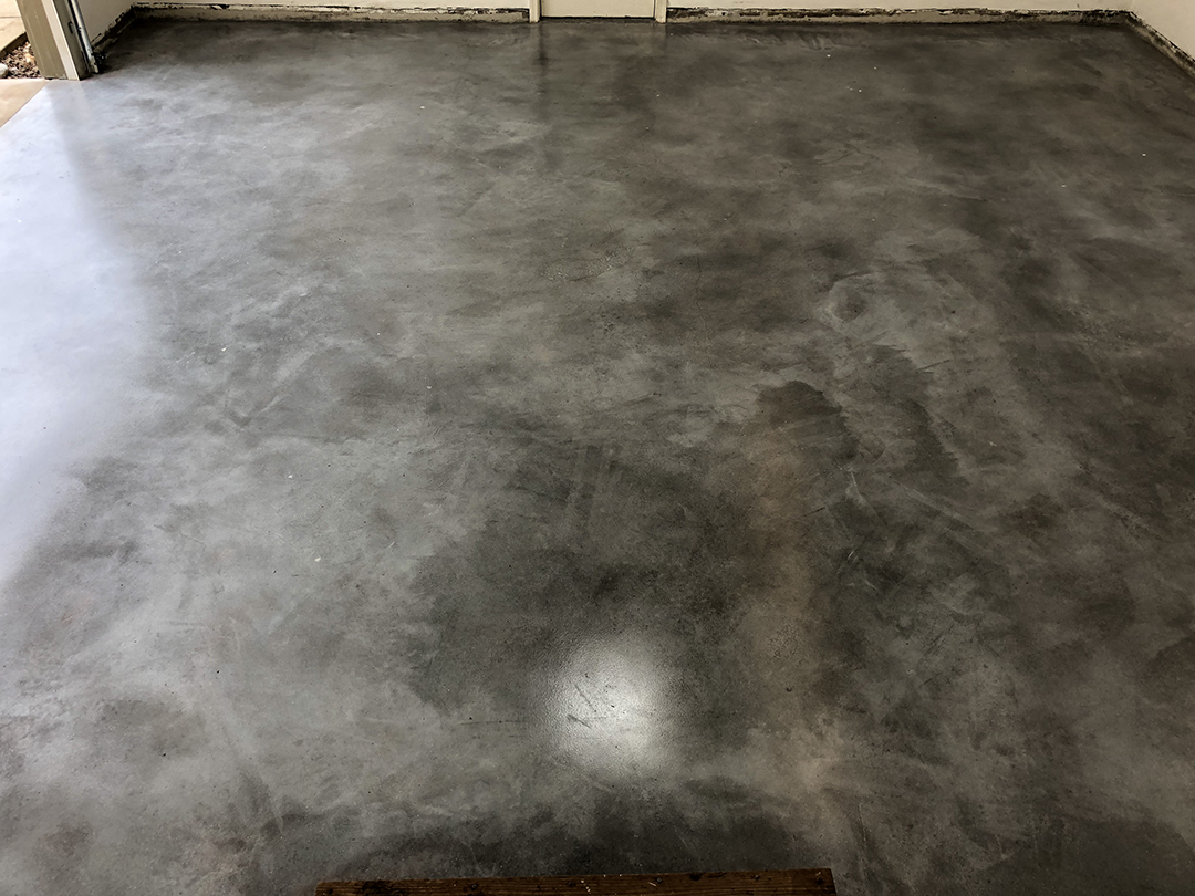 Custom Stained Concrete Remodel - After