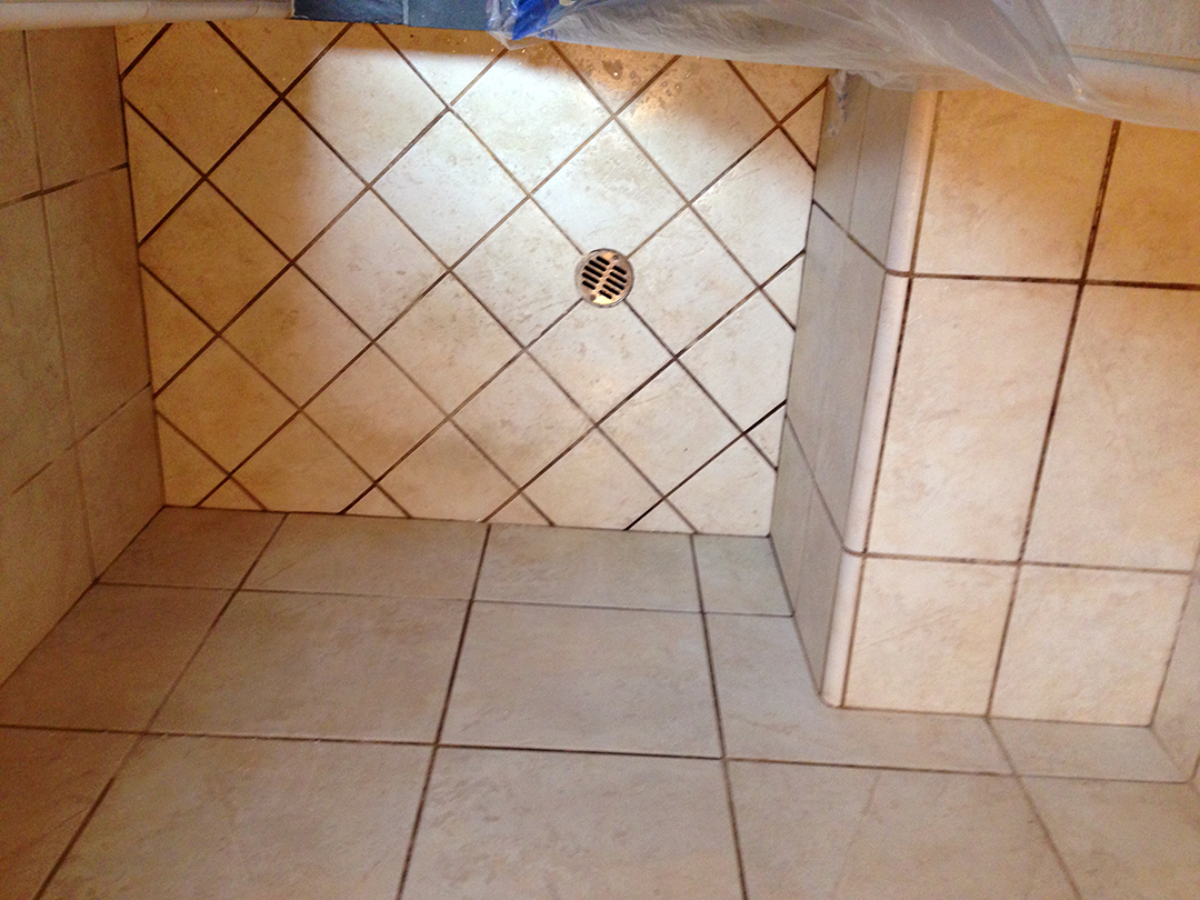 Grout Color Sealing - Before