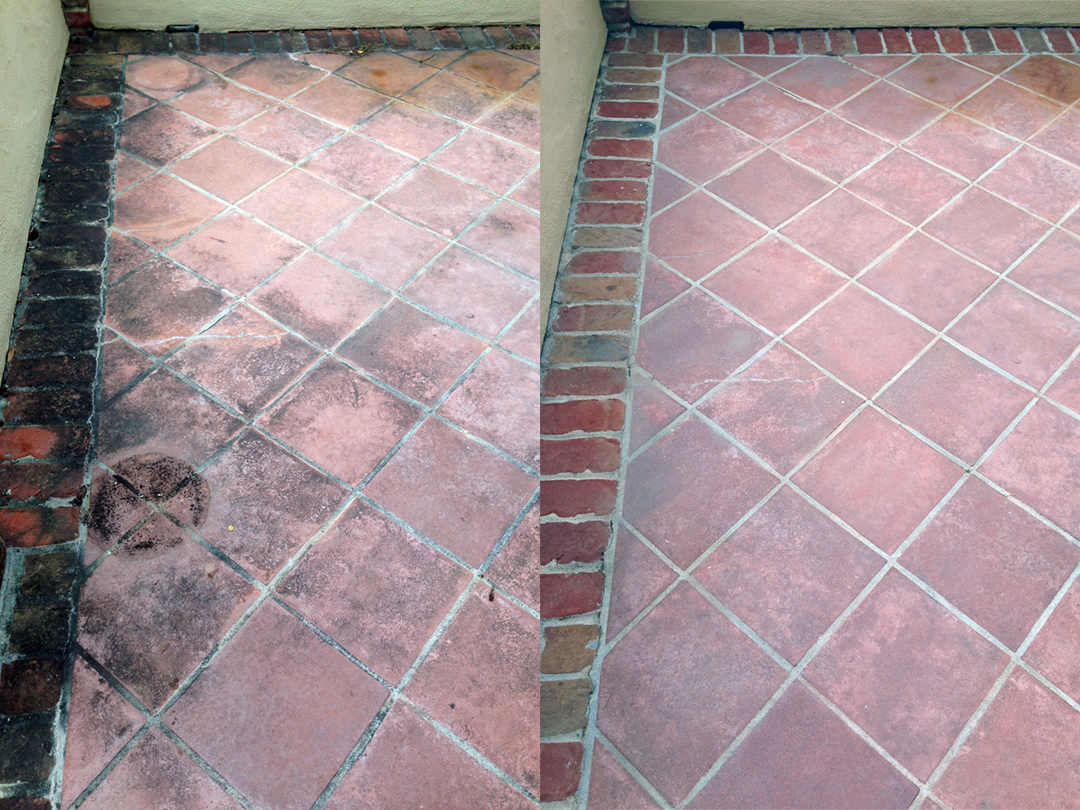 Outdoor Brick Clean Seal - Before-After