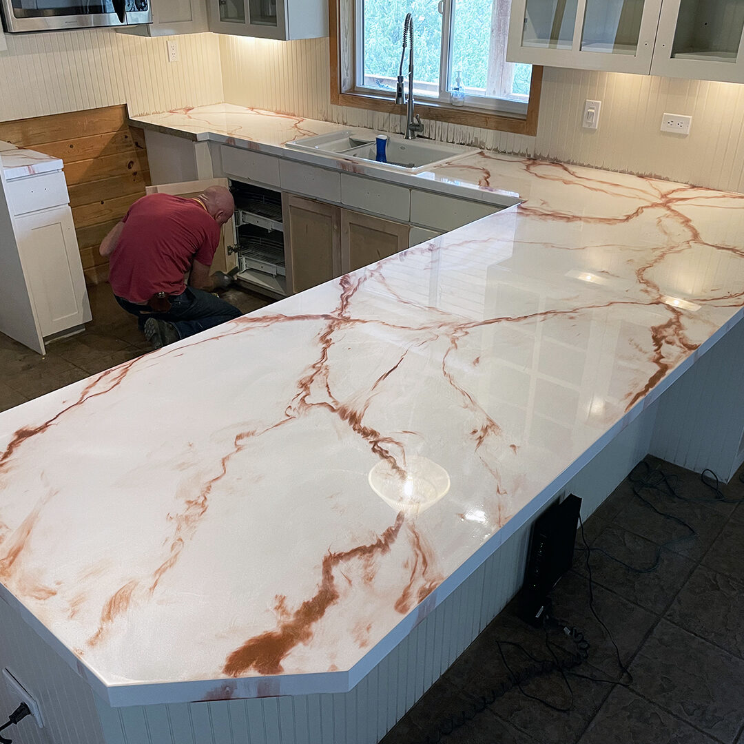 Metallic Epoxy Counter Metallic Epoxy Counter